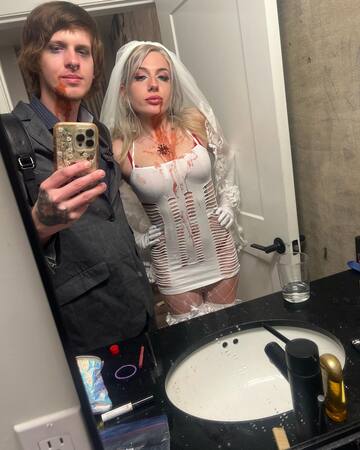 Lily and My Halloween Outfit